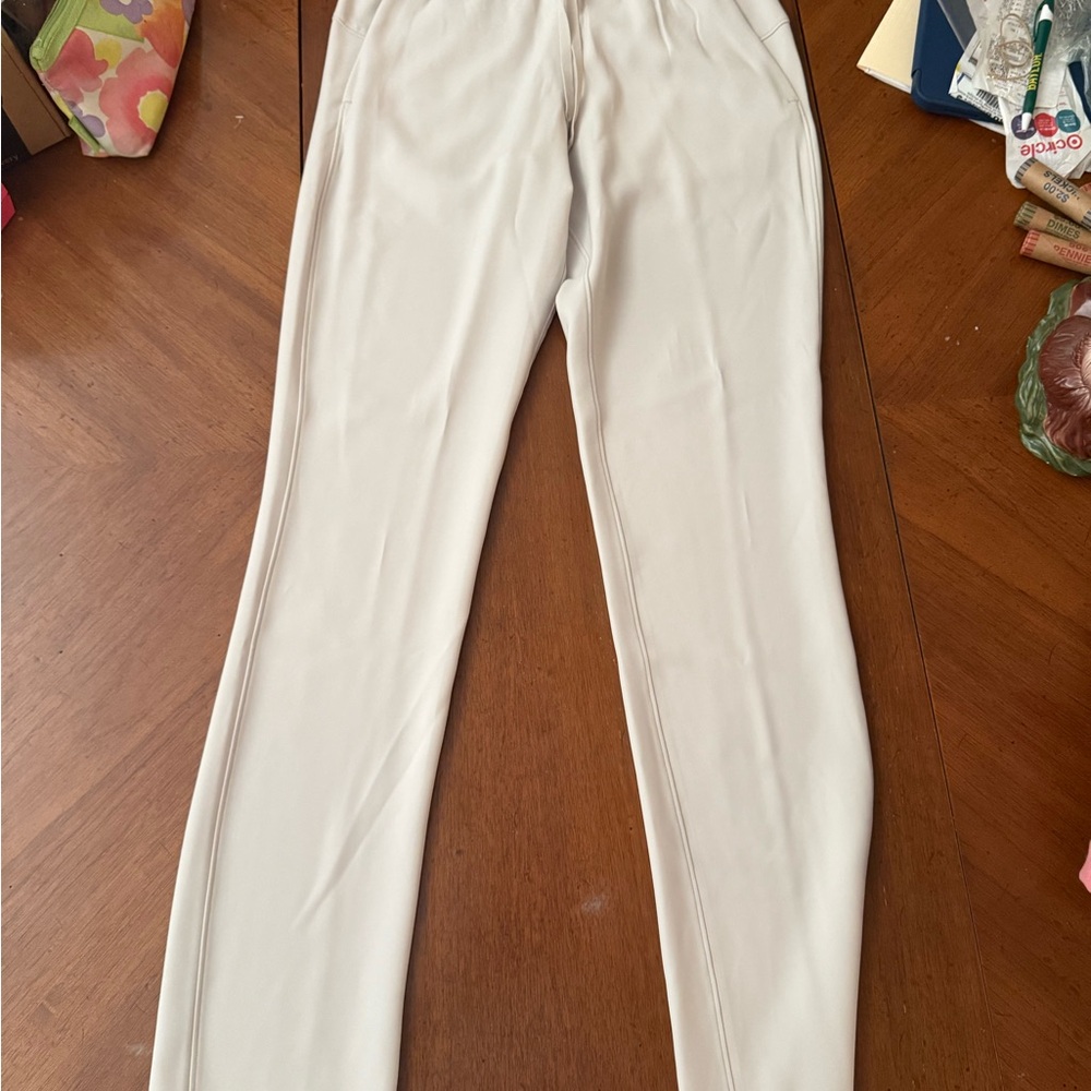 Lululemon Athletica Cream Sweatpants Slim Fit Joggers